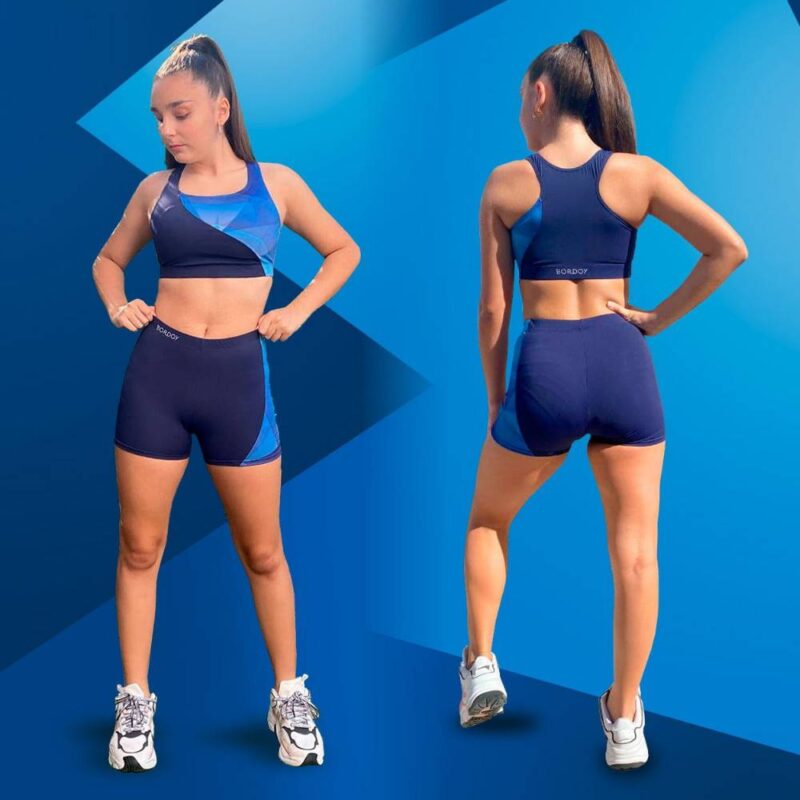 SHORT INCA AZUL
